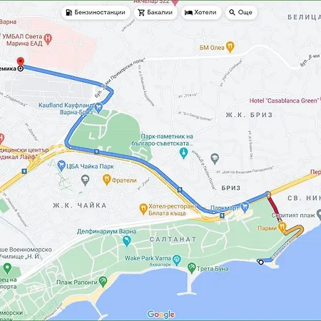 Apartment Двустаен С Паркомясто, Перфектен В Гр Варна Кв Левски До Умбал Св Марина И Очна Клиника Св Петка Varna